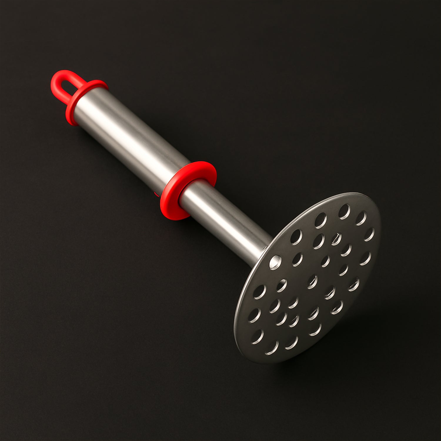 Stainless Steel Potato Masher with Ergonomic Handle (17cm / 1 Pc) Stainless Steel Potato Masher with Ergonomic Handle (17cm / 1 Pc)